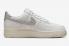 Nike Air Force 1 Low Swoosh Summit Bianche Metallizzate Argento Sail DQ7569-100