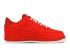 Nike Air Force 1 低筒大學紅白色男士跑步鞋 820266-603