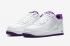 Nike Air Force 1 低壓紫白色男鞋 CJ1380-100