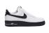 Nike Air Force 1 Low Blanc Noir Sole Chaussures Pour Hommes CK7663-101