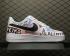 Nike Air Force 1 Low White Blue Orange Running Shoes AH5360-100