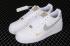Nike Air Force 1 Low Branco Cinza Metálico Ouro CZ0270-106