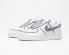 Nike Air Force 1 Low Blanc Gris Chaussures de Course AO9296-002