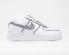scarpe da corsa Nike Air Force 1 basse bianche grigie AO9296-002