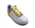 Nike Air Force 1 Low White Lemon Chiffon-Pink Womens Running Shoes 314219-171