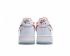 Sepatu Lari Nike Air Force 1 Low White Orange CJ8596-103
