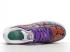 Nike Air Force 1 Low White Purple Black Multi-Color Shoes DC8891-101