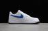 Nike Air Force 1 Low 白色寶藍色跑步鞋 BQ2241-844