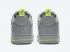 Nike Air Force 1 Low с вырезами-галочками Grey Volt Green DC1429-001