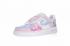 Nike Air Force 1 Low Dames Roze Wit Casual Sneakers AQ8019-100