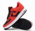 Nike Air Force 1 zapatos para hombre Negro Rojo Blanco 488298-619