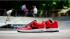 Sepatu Pria Nike Air Force 1 Hitam Merah Putih 488298-619