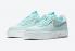 Nike Air Force 1 Pixel, Gletscherblau, Mintgrün, Weiß, Pure Platinum, DH3855-400