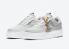 Nike Air Force 1 Pixel Summit White Gold Chain Dark Beetroot DC1160-100