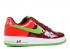 Nike Air Force 1 Premium Kiwi Max Bean Green Team Orange Rouge 312945-631
