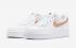 Nike Air Force 1 Premium Vachetta Tan Swoosh White Pink CU6675-100