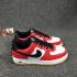 Nike Air Force 1 Rojo Negro Gum Blanco Zapatos para correr para hombre 820266-600
