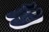 Sepatu Nike Air Force 1 Sage Rendah Biru Putih Hitam CI3482-101