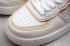 Çocuk, ayakkabı, spor ayakkabı için Nike Air Force 1 Shadow SE Beyaz Sarı Pembe Açık Kahverengi AQ4211-103