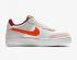 Sepatu Nike Air Force 1 Shadow Team Red Orange Pearl Volt CU8591-600