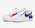 Nike Air Force 1 Shadow White Chile Red Sunset Pulse Zwart DH1965-100
