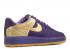 Nike Air Force 1 Supreme 07 Wilkes Original Six Purple Quasar Orchid Gold Metallic 315088-571