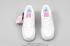 Sepatu Lari Wanita Nike Air Force AF1 Low Upstep White Pink 314218-130