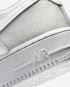 Sepatu Nike Womens Air Force 1 07 Light Bone White Dark Grey DC1165-001
