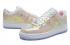 Nike Womens Air Force 1'07 Premium QS Iridescent Pearl Multi White 704517-100 。