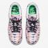 Nike Womens Air Force 1 Black Tie Dye White Green Strike Washed Coral CW1267-101