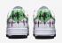 Nike Womens Air Force 1 Black Tie Dye White Green Strike Washed Coral CW1267-101