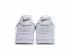 Nike Femmes Air Force 1 Low 07 Blanc Argent Chaussures de Course AH0287-012