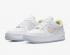 Nike Womens Air Force 1 Sage Low One of One White Pink Quartz Hydrogen Blue CW5566-100