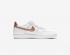 Кроссовки Nike Air Force 1 Low Child White Metallic Bronze Shoes 314220-129