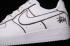 Stussy x Nike Air Force 1 Low White Black Colorful BQ6425-109