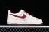 Supreme x Nike Air Force 1 07 Low Off White Dark Red SU0220-013