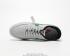 женские повседневные туфли унисекс Nike Air Force 1 AC серо-зелено-белые 630939-021