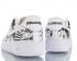 Grosir Sepatu Nike Air Force 1 Low White Black Wanita 2019 Murah 318985-100