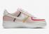 Womens Nike Air Force 1'07 Low LX Stitched Canvas Siltstone Red CK6572-600