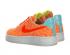 Nike Air Force 1'07 TXT Premium Orange Mesh Womens Shoes 845113-800