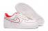 לנשים נעלי נייק אייר פורס 1 נמוך לבן כתום אדום AO2518-116
