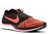 Nike Flyknit Racer Noir Total Orange Crimson Laser 526628-006