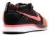 Nike Flyknit Racer Zwart Totaal Oranje Crimson Laser 526628-006