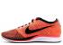 Nike Flyknit Racer Zwart Totaal Oranje Crimson Laser 526628-006