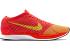 Nike Force 1 Low Flyknit Racer Bright Crimson Volt løbesko 526628-601