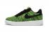 Nike Hommes Air Force 1 Low Ultra Flyknit Vert Noir LifeStyle Chaussures 817419