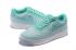 Sepatu Gaya Hidup Putih Nike Wanita Air Force 1 AF1 Flyknit Low Hyper Turquoise 820256-300