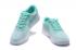 Nike Mujer Air Force 1 AF1 Flyknit Low Hyper Turquesa Blanco Zapatos de estilo de vida 820256-300