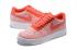женские повседневные туфли Nike AF1 Flyknit Low Air Force Atomic розово-белые 820256-600