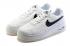 Nike Air Force 1 AF1 Low Upstep BR Sneakers Sko Hvid Sort 833123